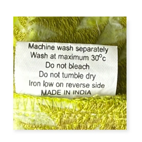 Julia Amory 𖤗 Coatue Mademoiselle Short Sleeve Embroidery Dress 𖤗 Chartreuse 𖤗 M - Picture 12 of 16